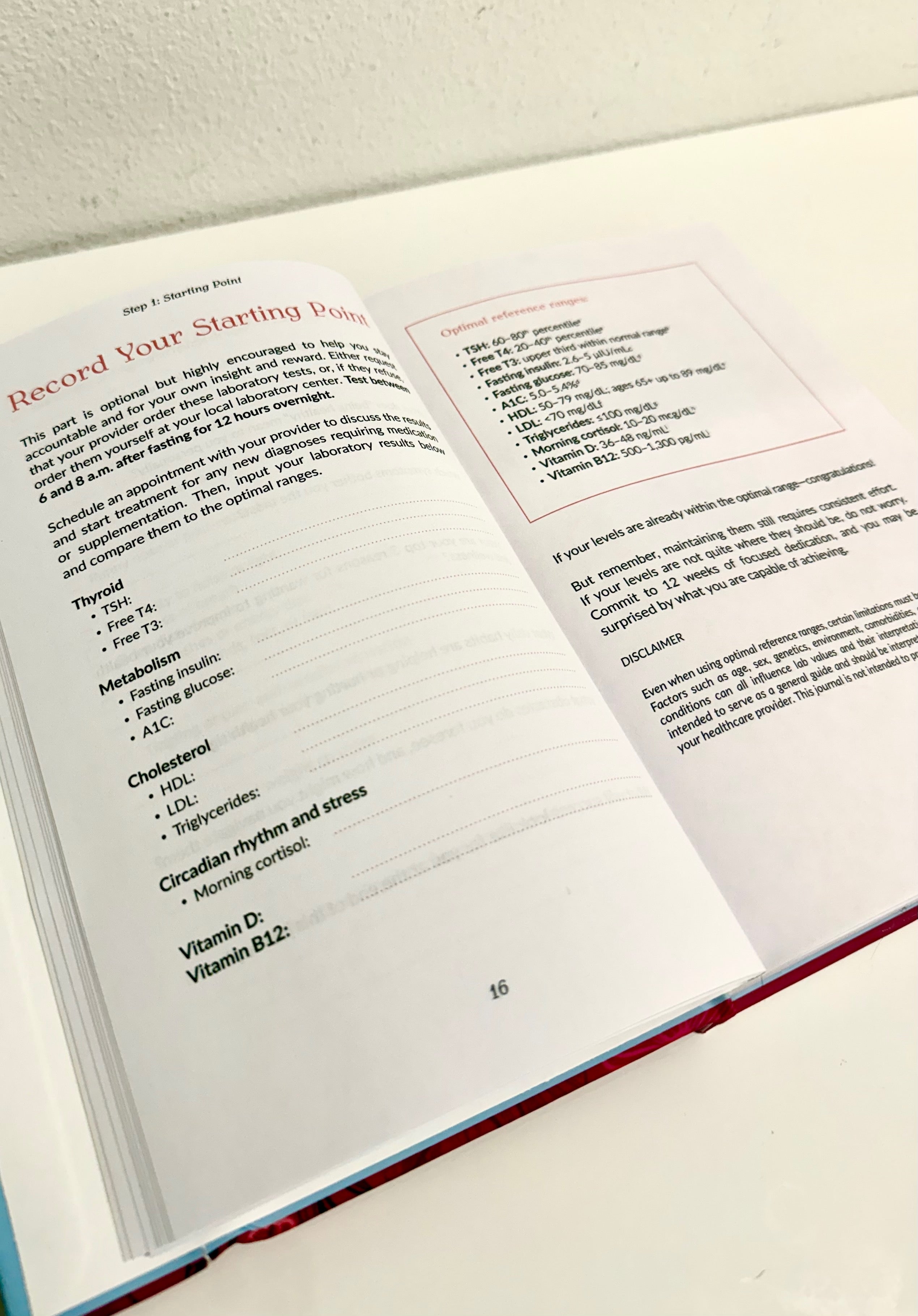 Essential Edition   OPTIMAL Self-Guided Health Journal